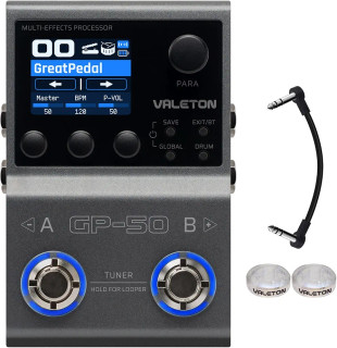 مولتیافکت گیتار و بیس Valeton مدل GP-50 با پشتیبانی از NAM